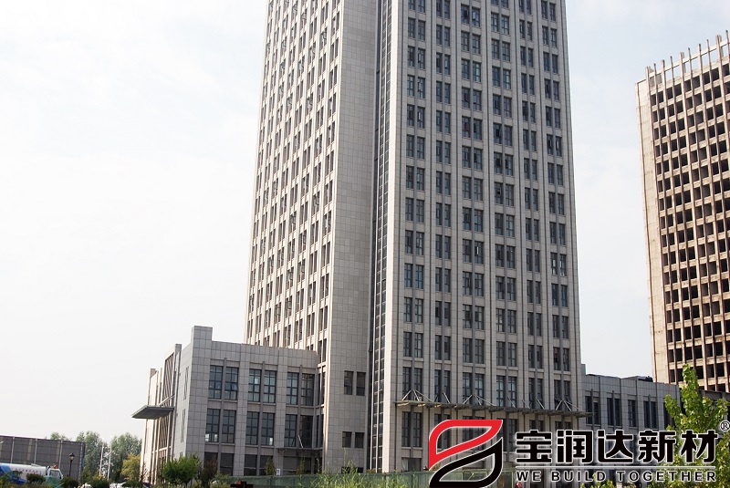 金融大廈一體板寶潤達保溫裝飾